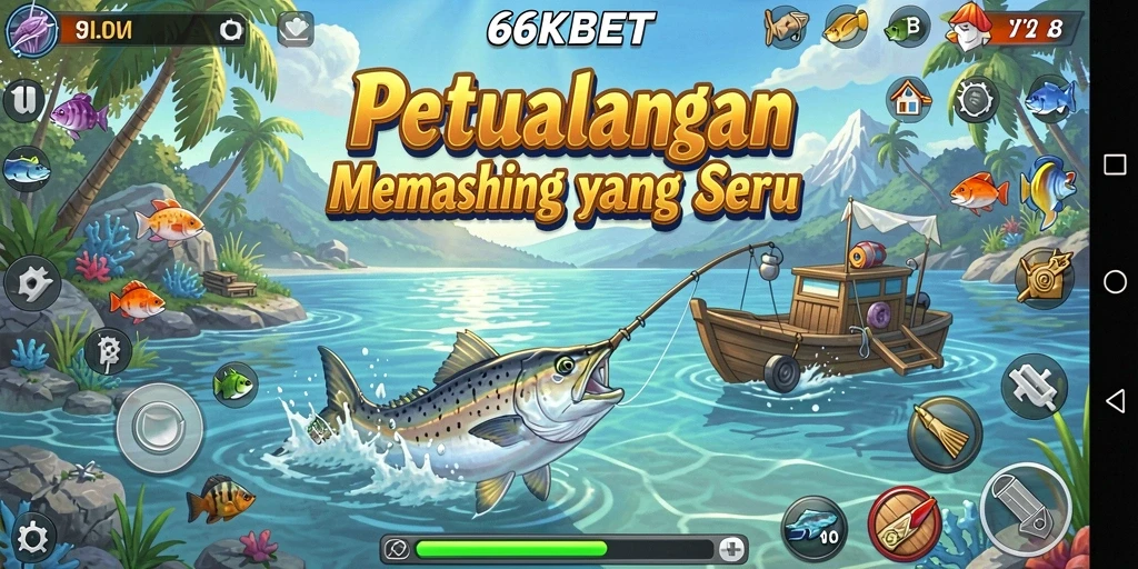 Tangkapan besar dalam gameplay 66KBET yang mendebarkan.