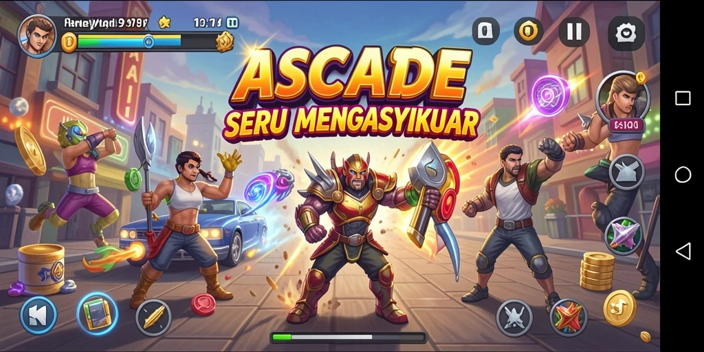 Tampilan gameplay ASIA918 dengan grafis menakjubkan dan tantangan seru.