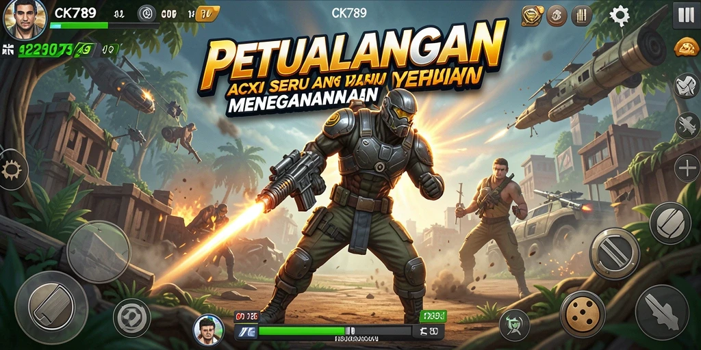 Tampilan gameplay seru dan menegangkan dari CK789.