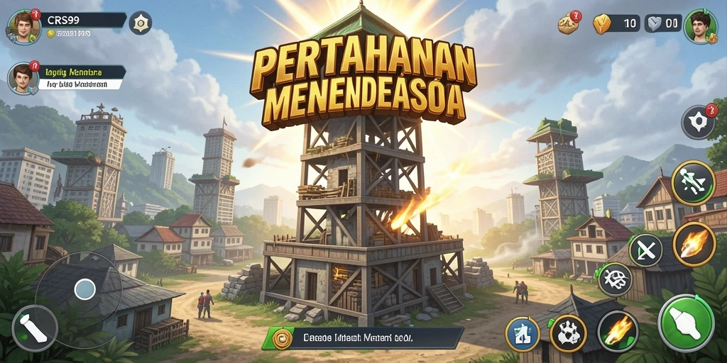 Gameplay menarik dari CRS99 dalam menghalau musuh.