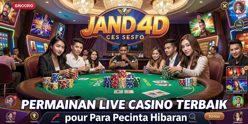 Tangkapan layar utama gameplay Live Casino di JANDA4D.