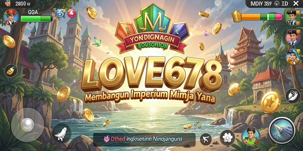 Tangkapan layar utama LOVE678 menampilkan pengalaman gameplay Tycoon yang mendebarkan.