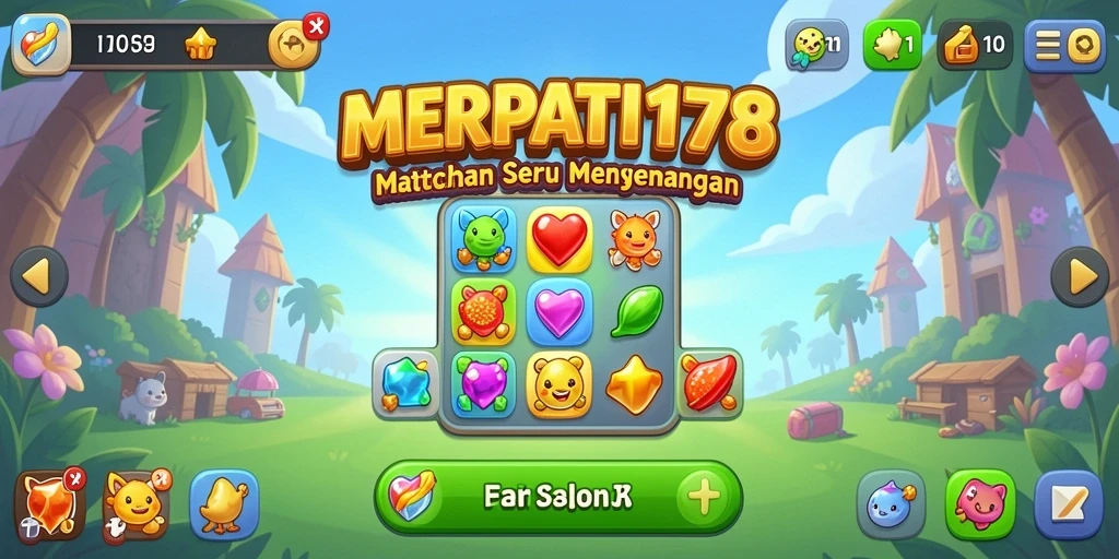 Tampilan gameplay yang seru dan penuh warna dalam MERPATI178.
