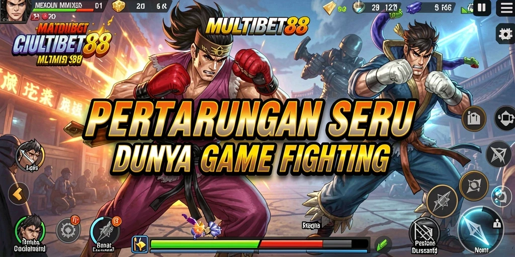 Gameplay pertarungan intens dan seru di MULTIBET88.