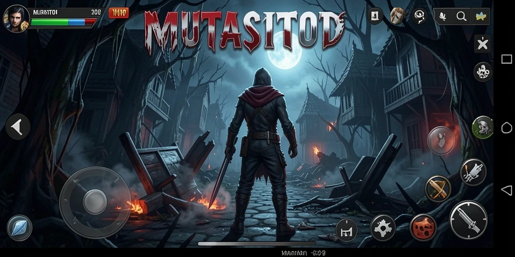 Screenshot gameplay kengerian dari MUTASITOTO menampilkan momen menegangkan.