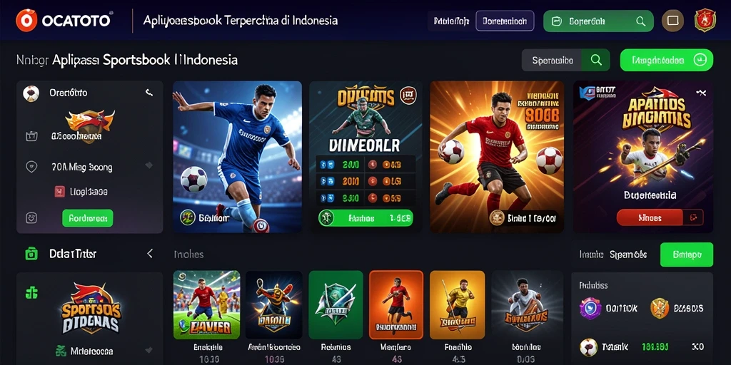 Tampilan gameplay Sportsbook OCATOTO yang menarik dan interaktif.