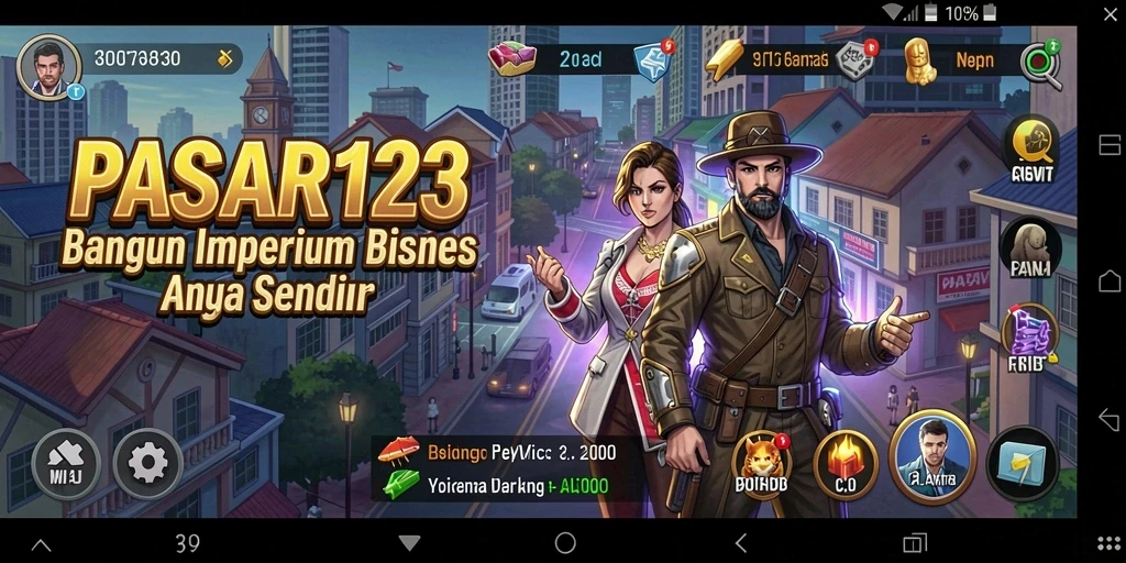 Tampilan dinamis gambar dari gameplay PASAR123 yang menarik.