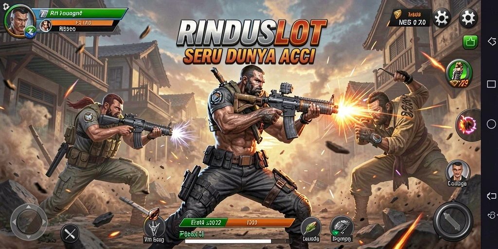 Tampilan menarik RINDUSLOT menampilkan aksi pertarungan yang mendebarkan.