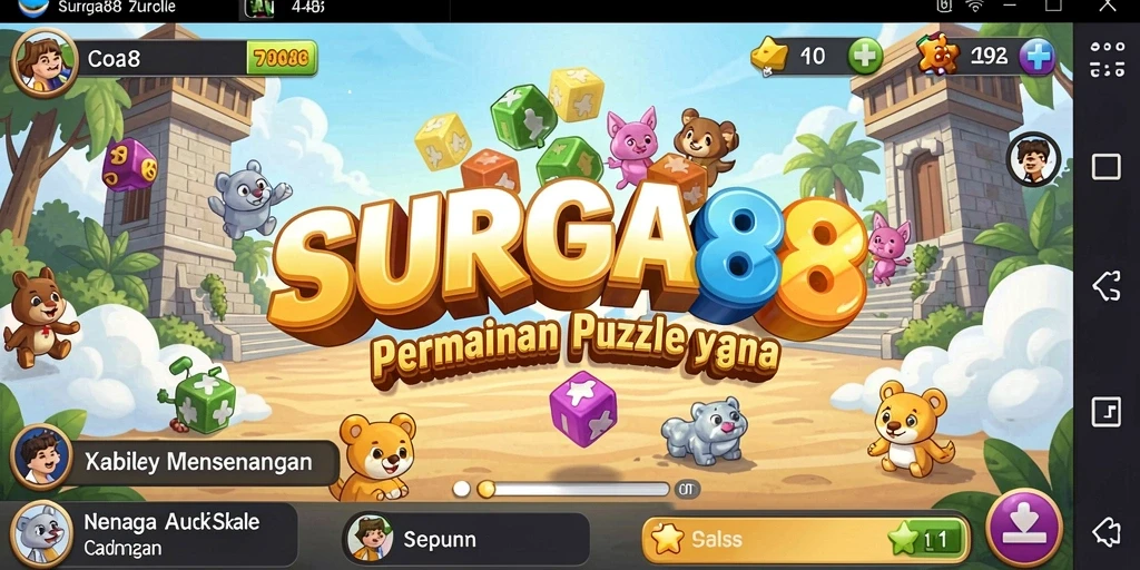 Tampilan gameplay SURGA88 yang mengasyikkan dan menantang.