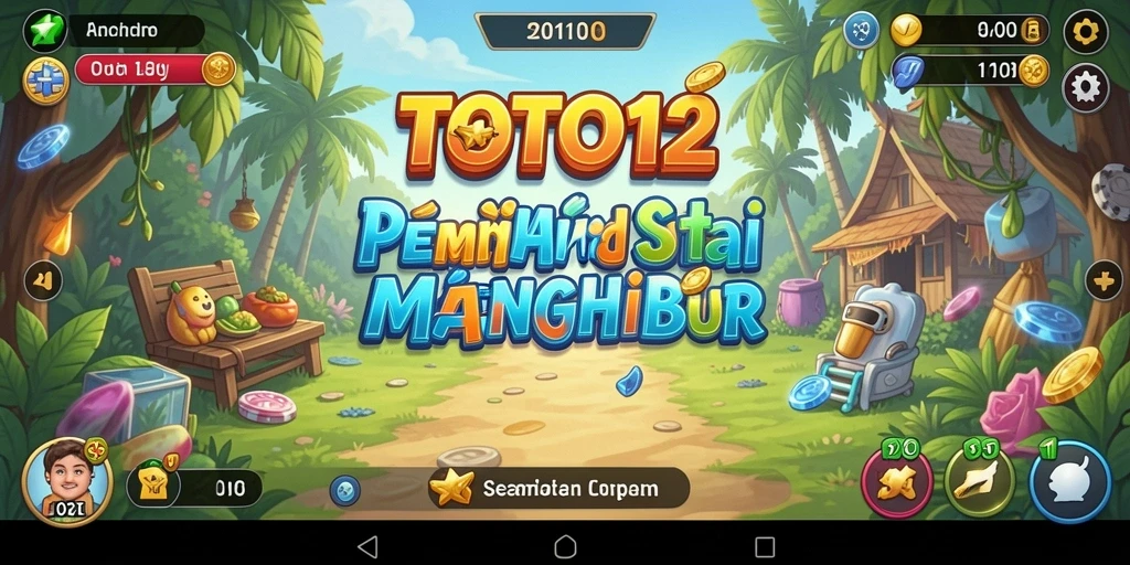 Tampilan menarik dari gameplay TOTO12 yang penuh warna.