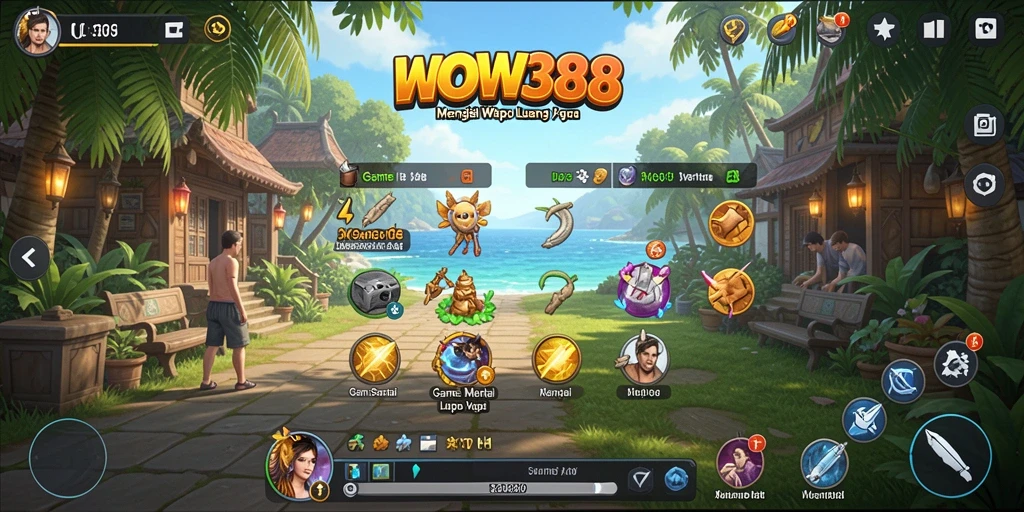 Tampilan menarik saat bermain WOW388 dengan gameplay menyenangkan.
